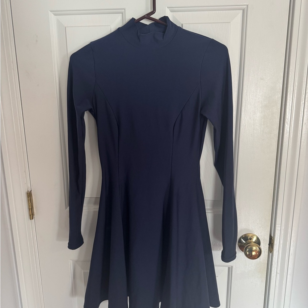 Blackmilk Navy Warm Long Sleeve Evil Skater
